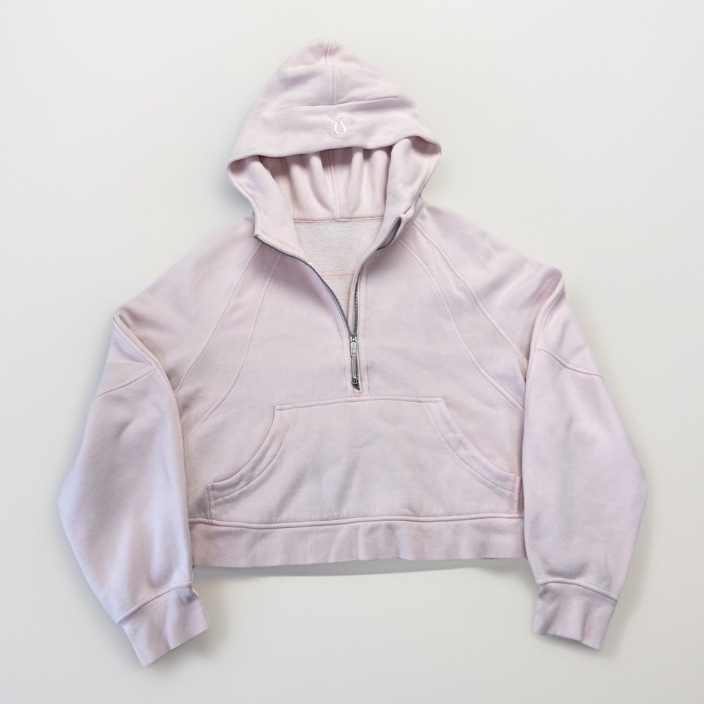 Lululemon Scuba Oversized Half-Zip Hoodie Women's M/L Pink W3DM4S
